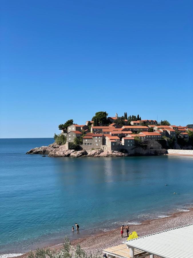 Sea View Apartment Sveti Stefan Kültér fotó